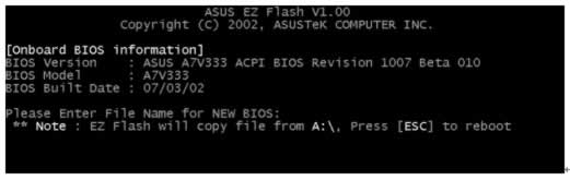 BIOS Frissítés – 1. kép BIOS Frissítés – 1. kép